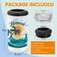 4 Pzas Vasos Acero Inox 16oz Doble Pared Antisalpicaduras
