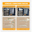 Ganchos plegables para puerta estante clips viaje camping