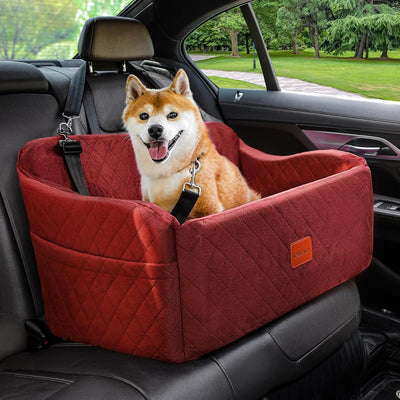 Asiento auto perros grandes medianos 2 correas seguridad