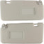 Visera solar Nissan Versa 07-12 UV espejo maquillaje beige