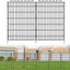 5 Paneles Valla Jardín 40pulg x 11.8ft Barrera Perros