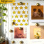 Juego de 15 imanes dorados para refrigerador decorativo