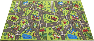 Alfombra set niños 80x40" City Life tráfico educativo