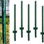Poste valla acero canal U 4ft pack 5 jardín