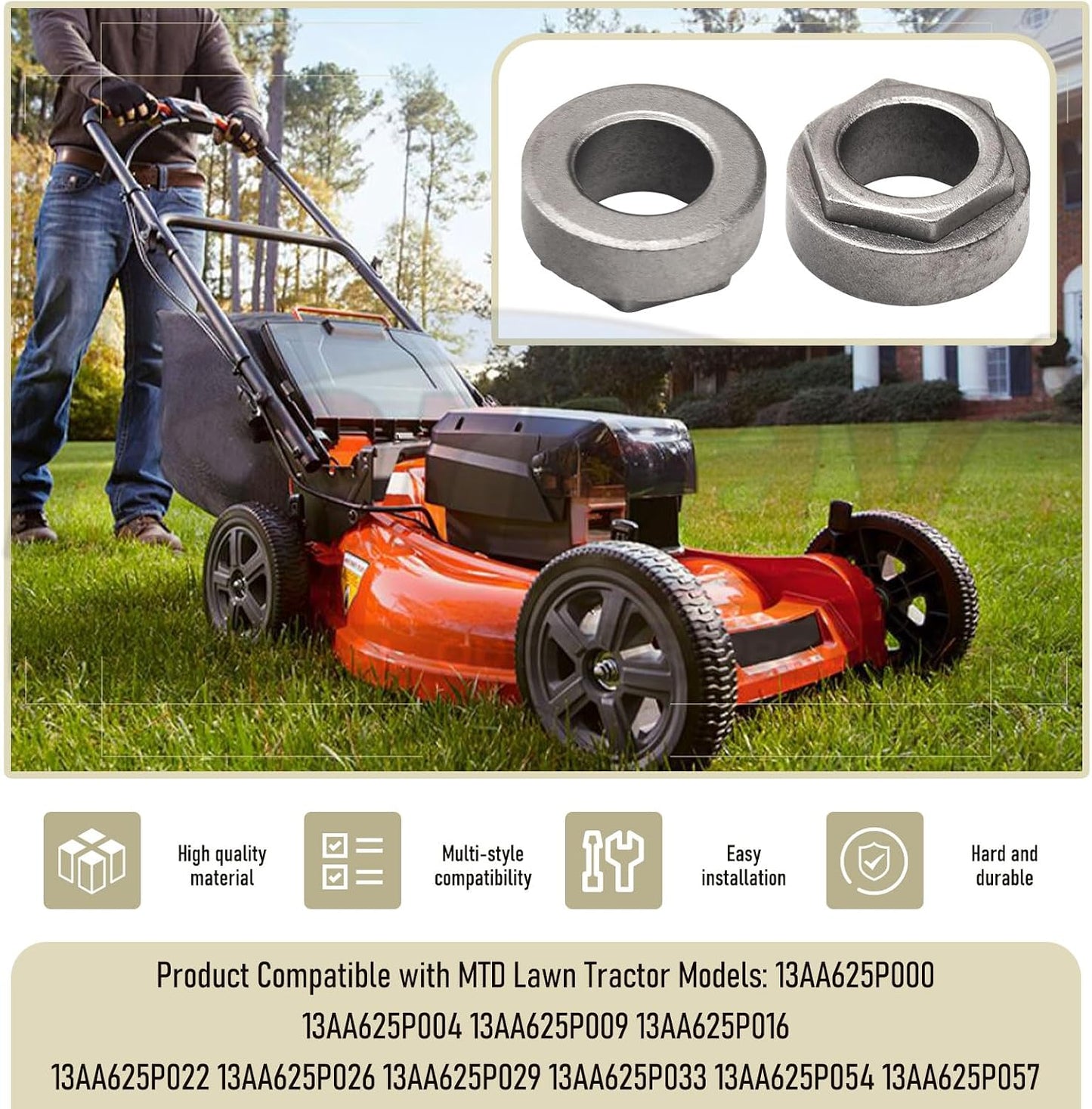 Engranaje piñón dirección comp MTD tractor 2