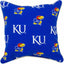 Almohada decorativa exterior 16x16pulg Kansas Jayhawks