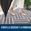 Tapete puerta interior 32x20" antiderrap absorbente gris
