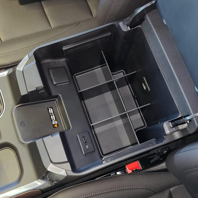 Organizador consola Chevy Silverado 1500 GMC Sierra 2022-2026