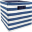 Cubos almacenamiento poliéster rígido plegable 11x11x11 azul