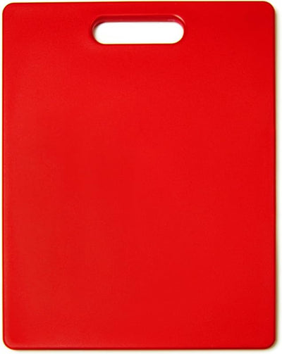Tabla cortar antiderrap con agarre 11x14pulg roja