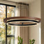 Candelabro Led Moderno 24pulg Control Remoto Estilo Granja