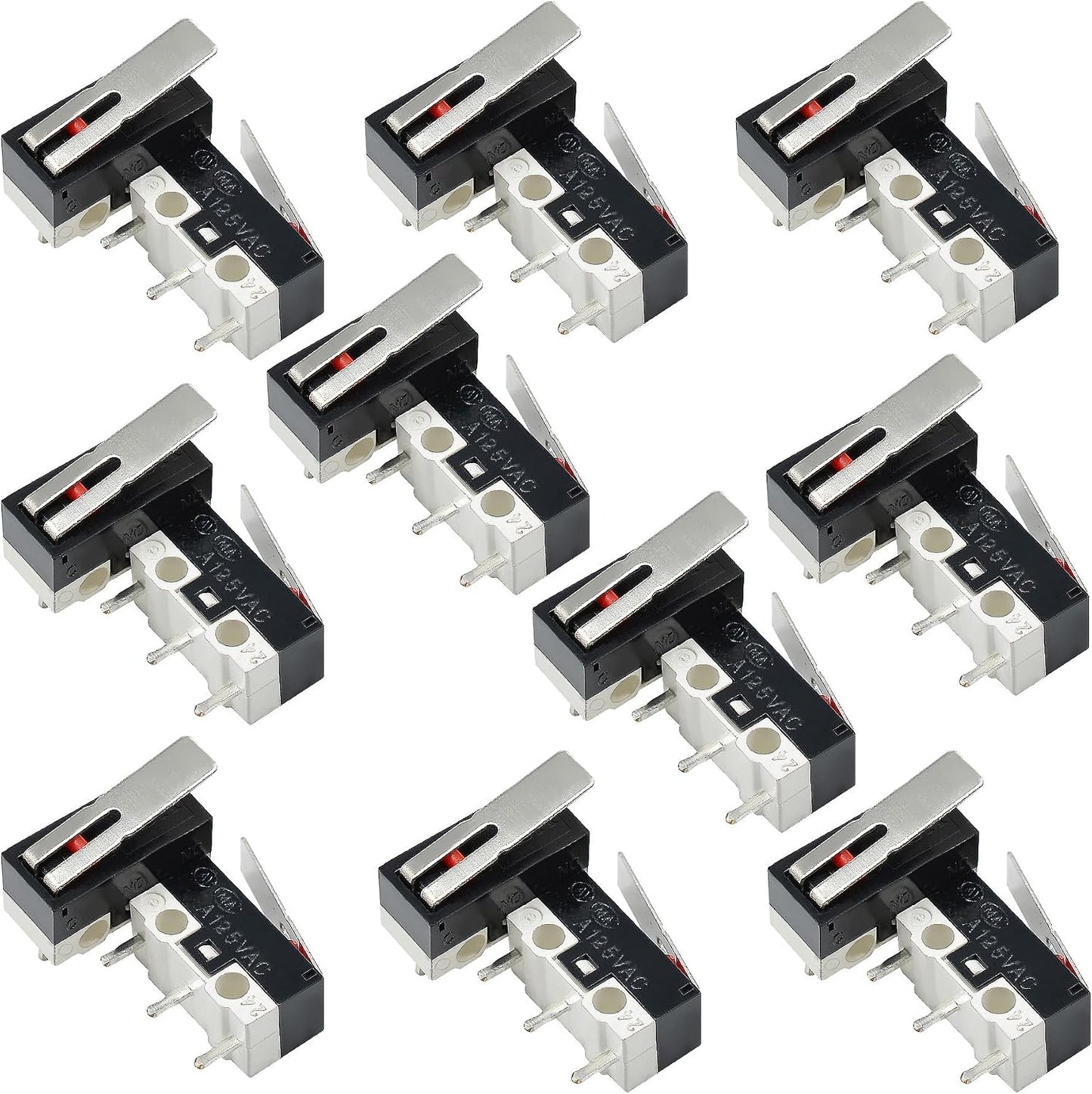 30 Interruptores Tope Impresora 3D con Palanca 3 Pines 125V