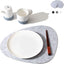Set 6 posavasos antideslizantes resistente al calor gris