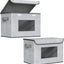 Cajas plegables tela con tapa organiz. hogar dormitorio