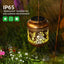 2 Faroles Solares Colibrí LED para Jardín Mamá Abuela