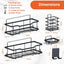 Estantes ducha acero inox 304 set 4 40lb sin taladro