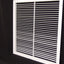 Rejilla aire HVAC aluminio ajustable control total