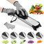 Cortador mandolina 5en1 acero inox seguro para verduras