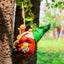 Estatua gnomo colgante dama mariposa abrazador árbol