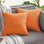 Fundas cojines impermeables 18x18" set 2 calabaza patio