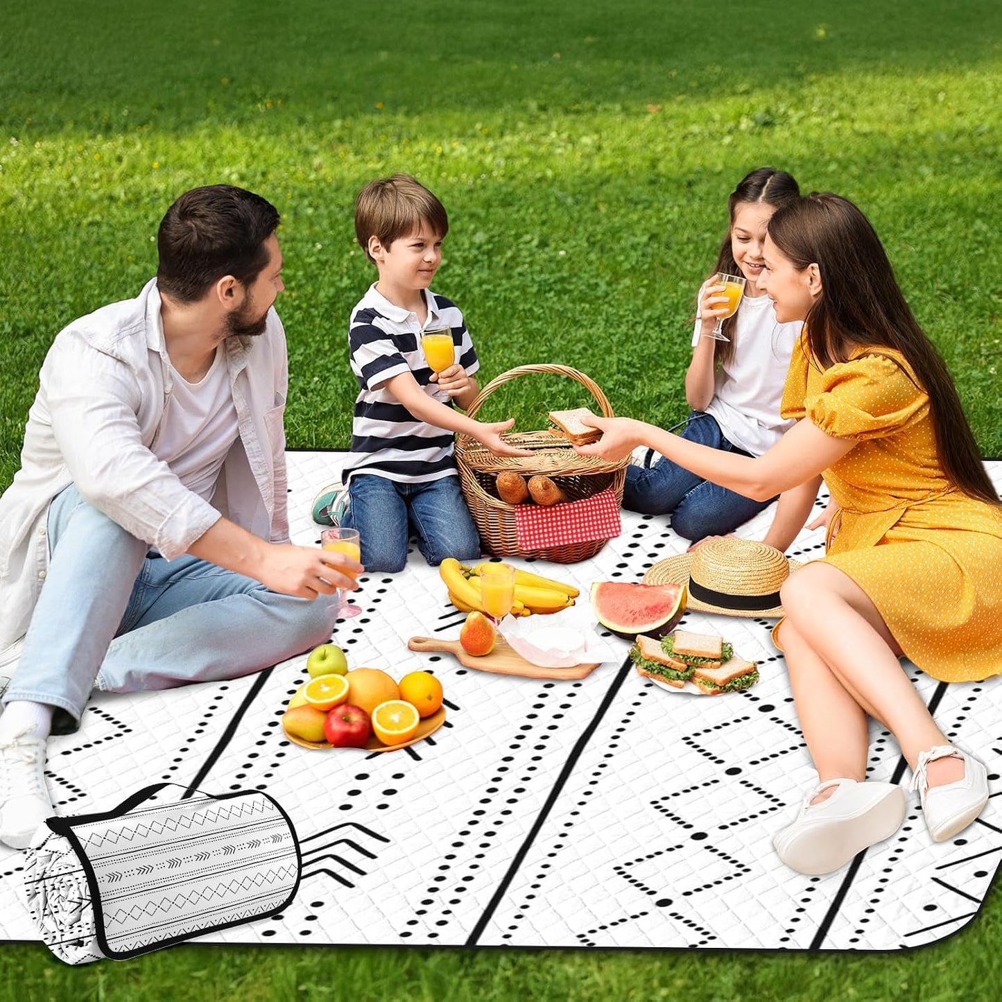 Manta picnic impermeable 79x59pulg plegable