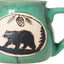 Taza cerámica hecha a mano 16oz estilo oso