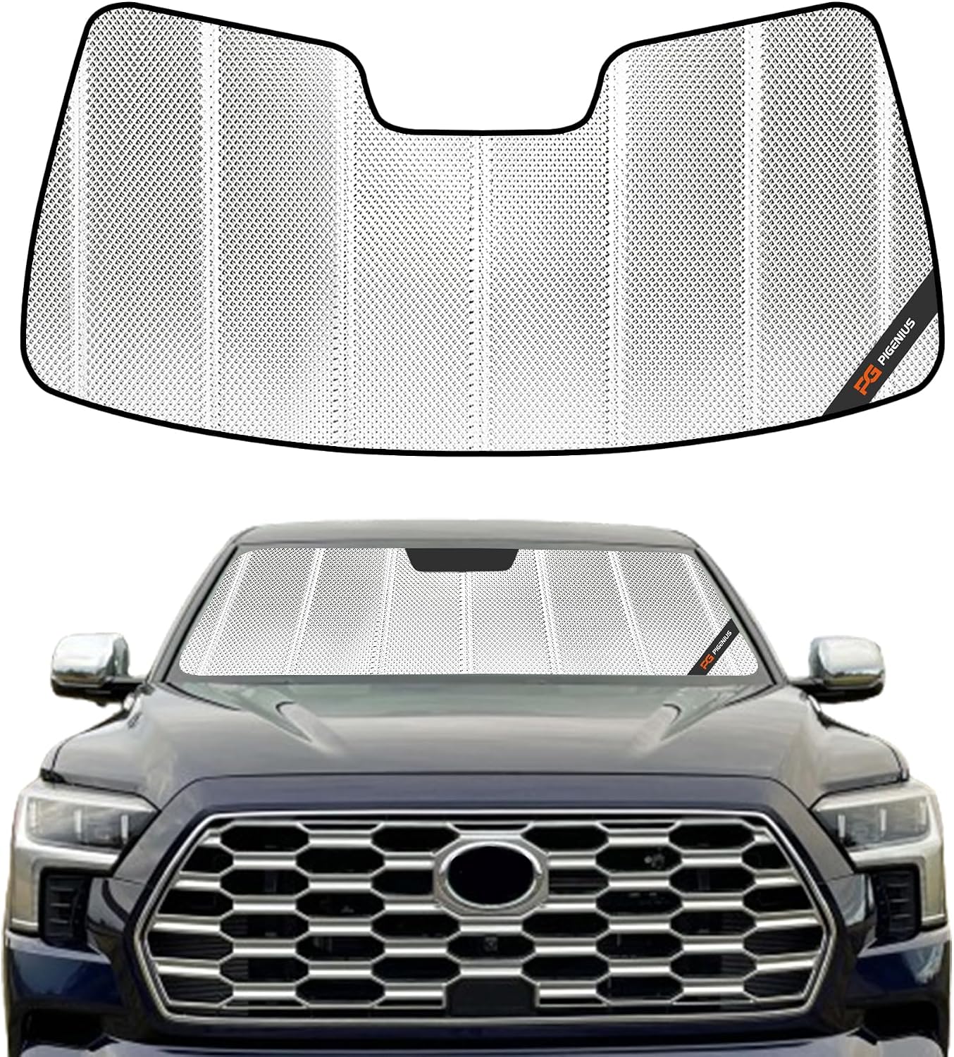 Parasol aluminio reflectante para Toyota Sequoia 23-25