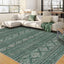 Tapete estilo bohemio neutro 9x12ft para sala interiores