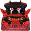 37 Pzas Decoración Halloween Coche Vampiro Arco Globo Borla