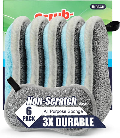 Esponjas multiusos doble cara cocina no raya microfibra