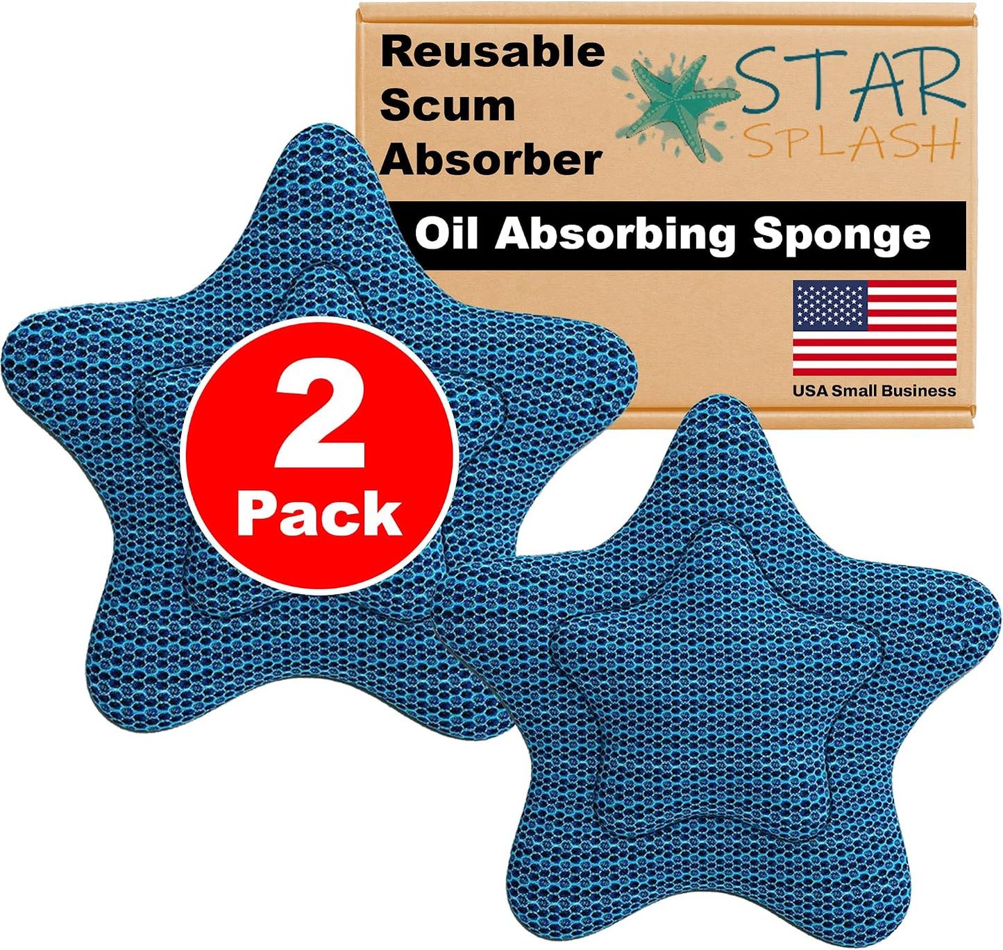 Absorbedor espuma bañera hidromasaje 2 pzas reutilizables