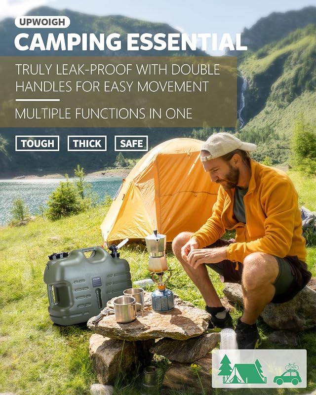 Contenedor agua campamento 8.2gal 17x14pulg sin BPA