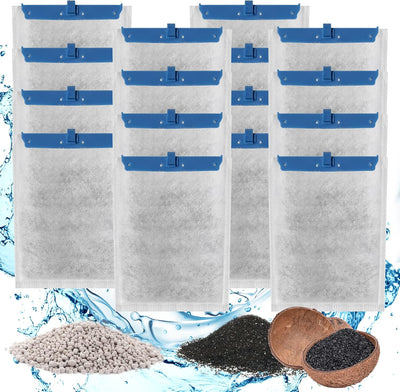 16 Cartuchos Filtro Mediano Tetra Whisper 10i/IQ10/PF10 ReptoFilter
