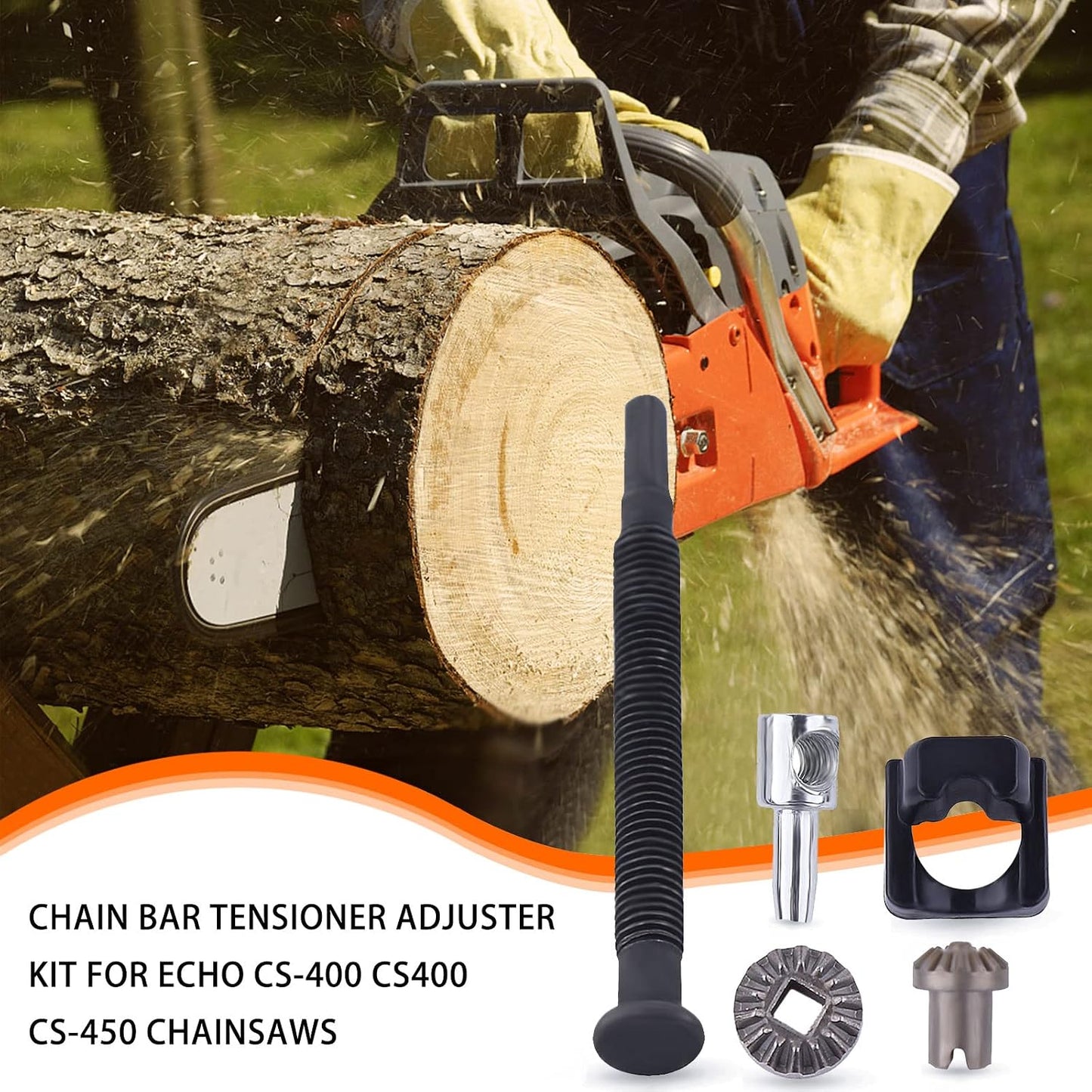 Kit ajustador tensor cadena motosierra Echo CS-400 CS-450