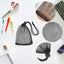 Bolsas de malla con cordón para regalos y viaje negro