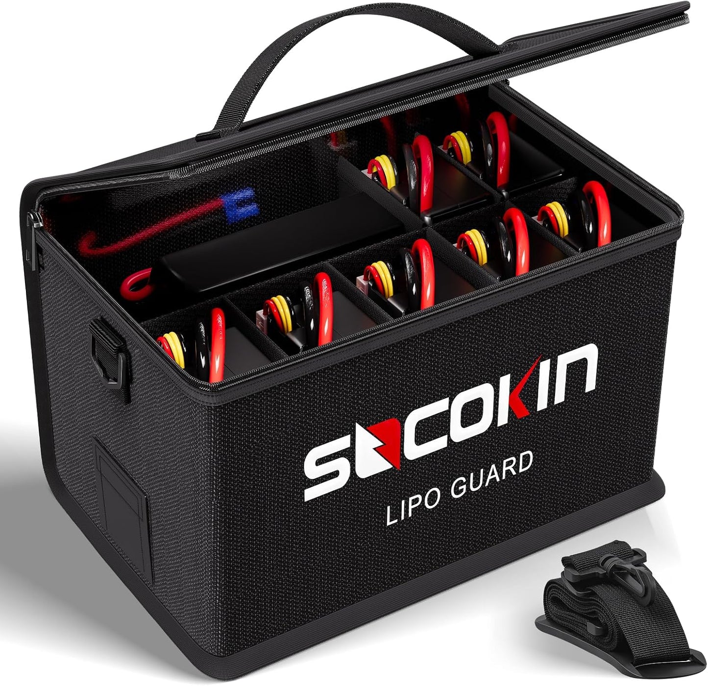 Bolsa Lipo ajustable a prueba de explosiones 10.6x6.7pulg
