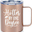 Taza café aislada acero inox más caliente
