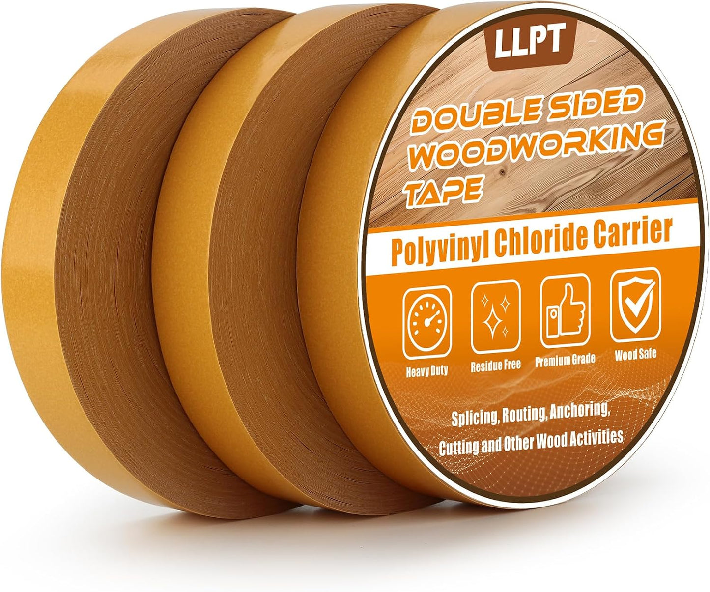 Cinta adhesiva doble cara 1pulg x150ft pack 3
