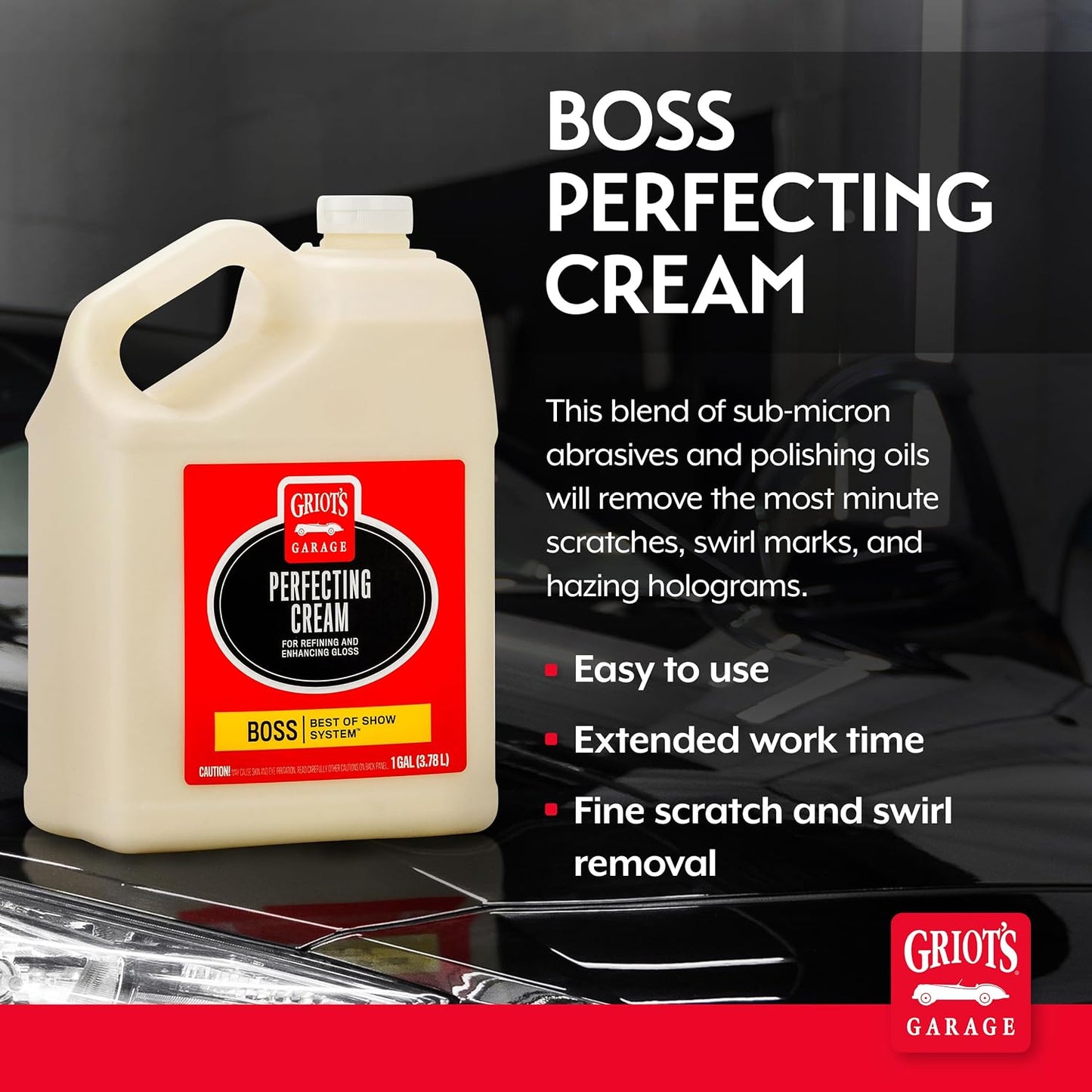 Crema perfeccionadora para pulir automóviles 1gal
