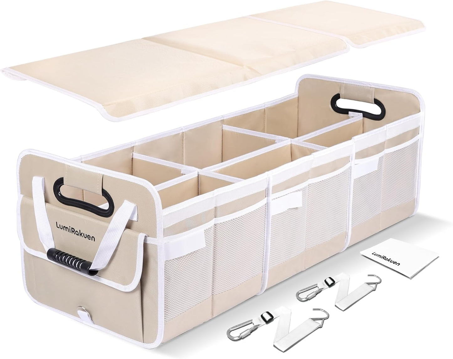 Organiz. maletero resistente al agua plegable sin ganchos