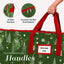 Bolsa almacenamiento árbol Navidad 7.5" impermeable con asas