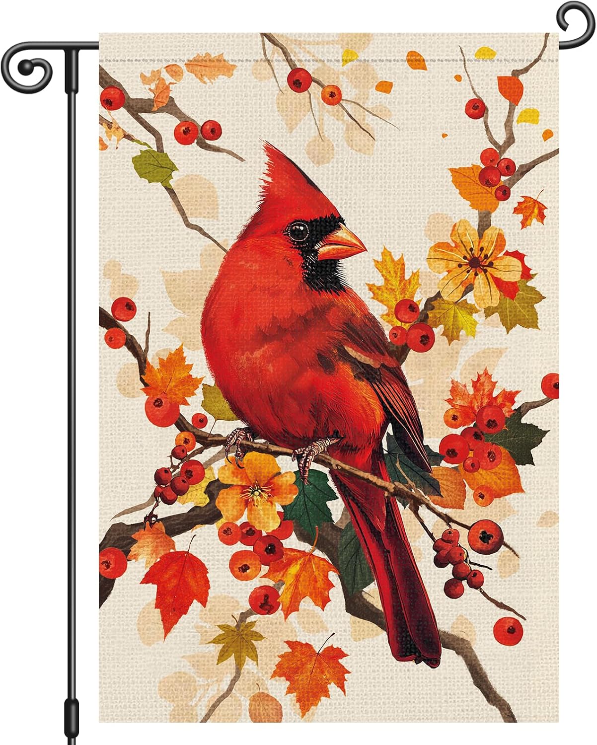 Bandera jardín otoño arce 12x18pulg doble cara