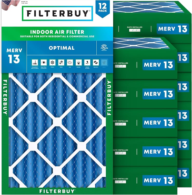 Filtros aire horno AFB Platinum MERV 13 12 Unidades