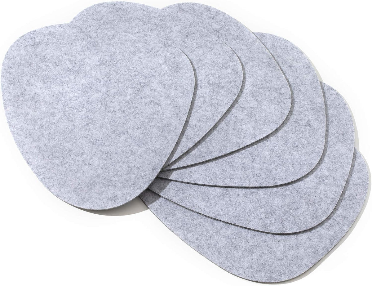Set 6 posavasos antideslizantes resistente al calor gris