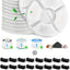 Pack de 28 filtros para fuente de agua para gatos 5" y esponjas pre-filtro para dispensador automático de 81oz