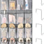 Organiz. puerta 16 bolsillos malla transparente plegable