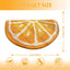 Tapete baño naranja microfibra antiderrap absorbente