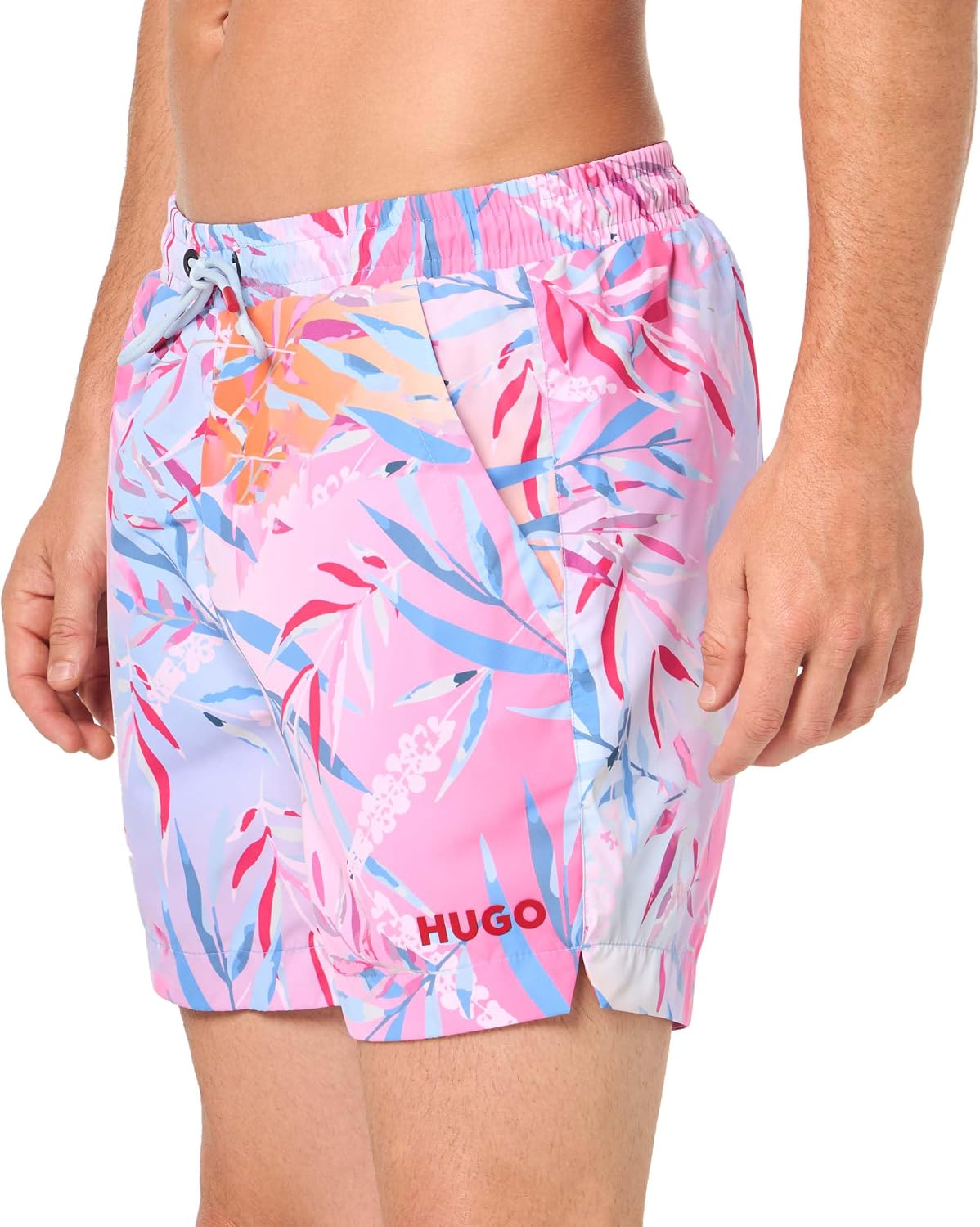 Bañador Hombre Estampado Hojas Tropicales