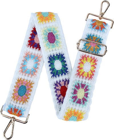 Correa ajustable para bolso mujer 2pulg bordada