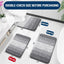 Set 3 alfombras baño microfibra suave y absorbente